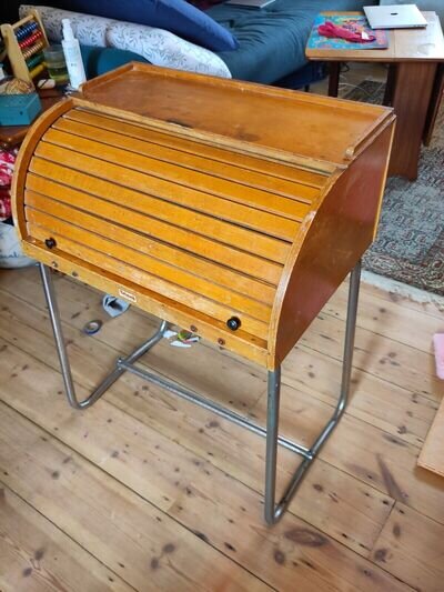 Vintage Triang Children's Roll Top Desk