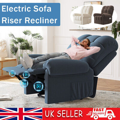 Electric Teddy Velvet Sofa Riser Recliner Chair Sofa Modern ArmChair Home Office