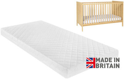 NEW Toddler Baby Cot Bed Mattress Breathable Crib Mattress - All Sizes Available