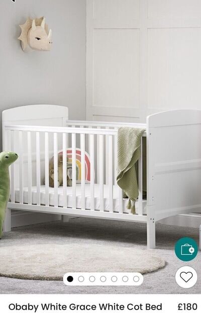 Children’s Cot Bed + FREE Mamas & Papas Mattress (worth £179!) Purchased 2023