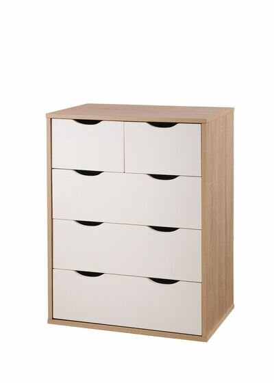 Modern Chest of Drawers Bedroom Furniture Clothes Storage 5 Drawers