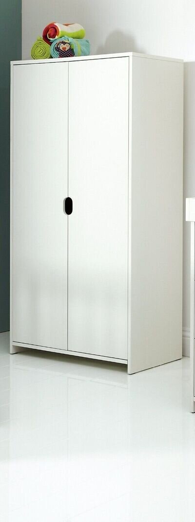 MAMAS & PAPAS ROCCO Wardrobe White Functional and Stylish Nursery Storage