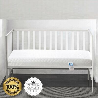 Cot Bed Mattress for MotherPlus- Quilted & Thick - 120x60cm & 140x70