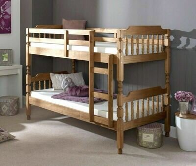 Bunk Bed Kids Bed Wooden Pine