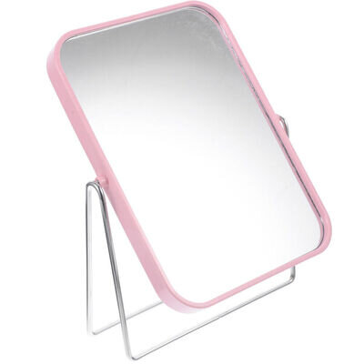 Double Sided Mirror Desktop Square Vanity Daily Makeup Student