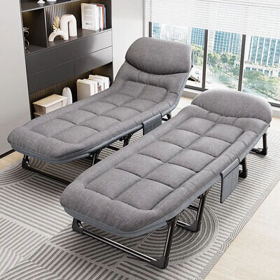 Adults Sofa Day Bed Single Folding Recliner Protable Guest Bed Metal Bed Frame