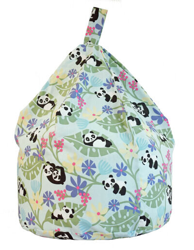 Child Size Purple Panda Bean Bag With Beans By Bean Lazy