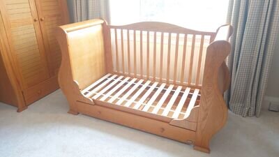 Used Tutti Bambini Louis Cot Bed 3 in 1 Cost £450 When Bought Brand New