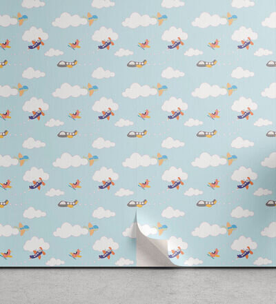 Airplane Wallpaper Clouds and Planes Cartoon