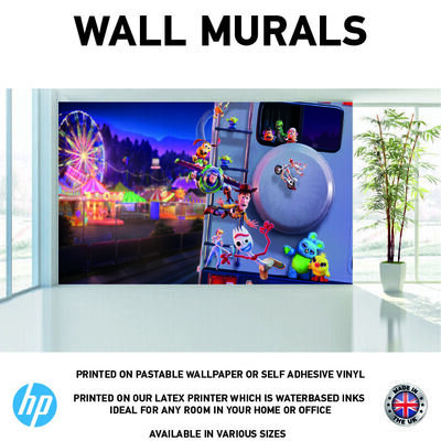 Toy Characters Cartoon Story Wall Murals WallPaper Print Decal sticker WM0096