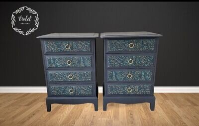 Renovated stag minstrel bedside tables Nightstand