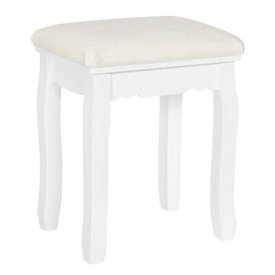 Dressing Table Stool Makeup Bench Chair Soft Padded Cushion Seat Vanity Chair